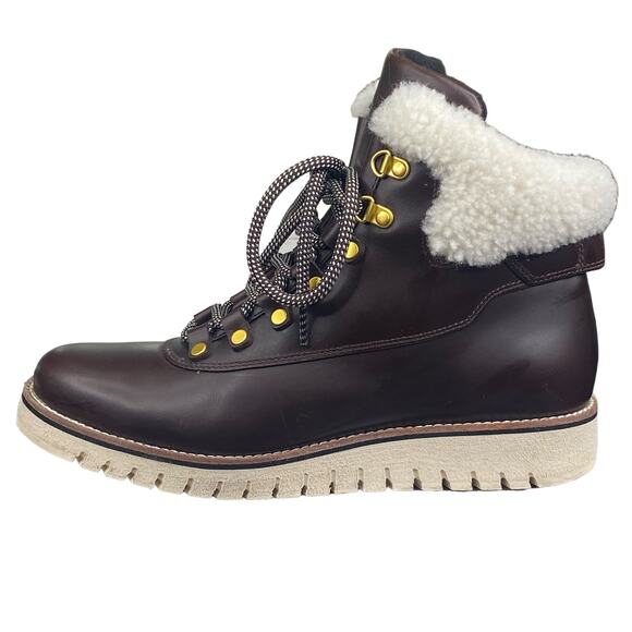 Cole Haan Zerogrand Explorer Brown Waterproof Hiking Boots Size US 8.5 - Picture 2 of 11